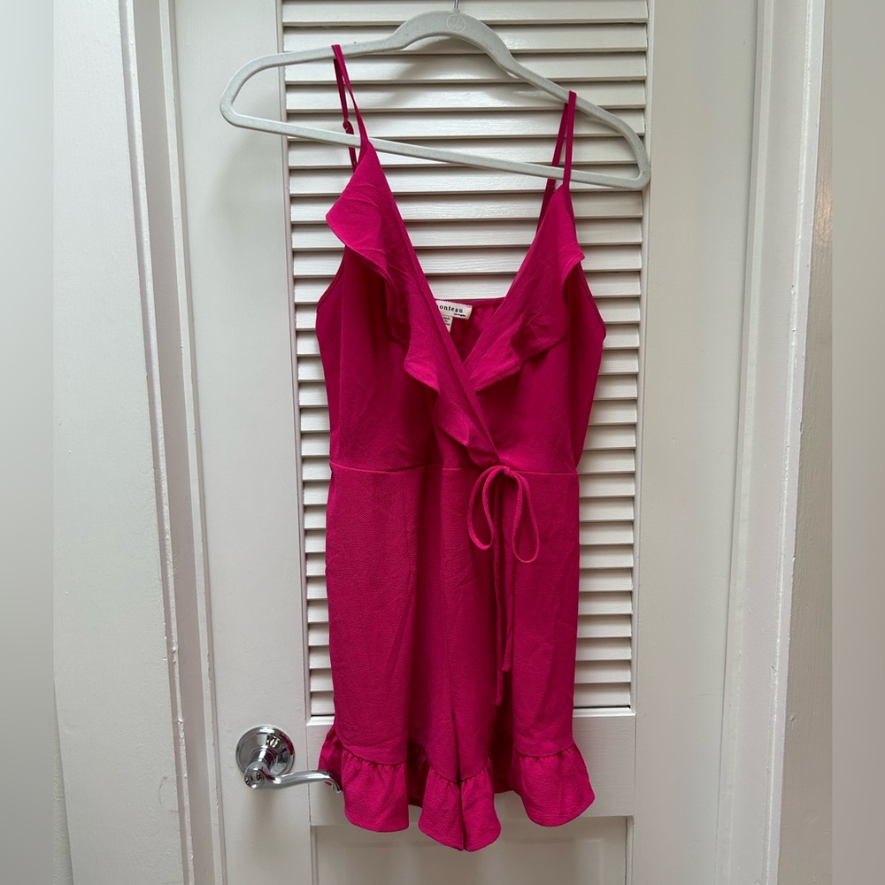 Monteau Pink Romper